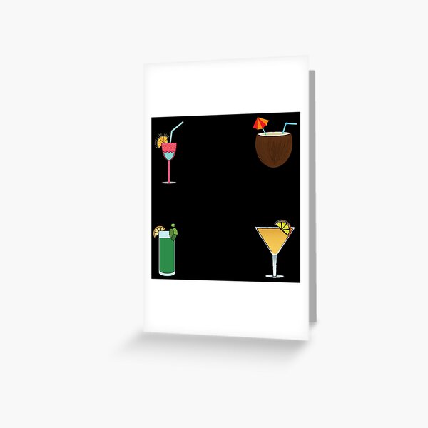 Item preview, Four Summer Cocktails designed and sold by Designs24U.