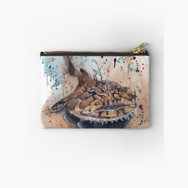 Item preview, Watercolor monkfish painting designed and sold by Petrún Sigurðardóttir.