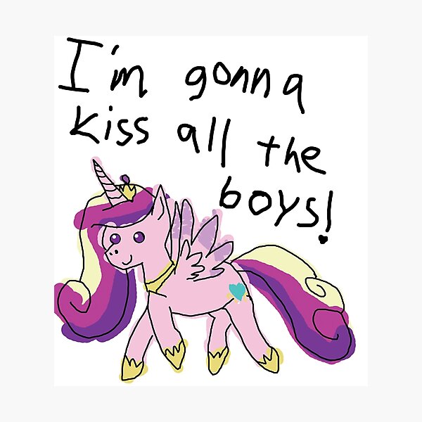 Item preview, Princess of Kissing All the Boys designed and sold by DusterDawnhorse.