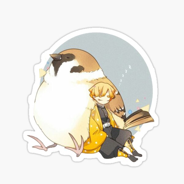 Zenitsu, kimetsu no yaiba Sticker