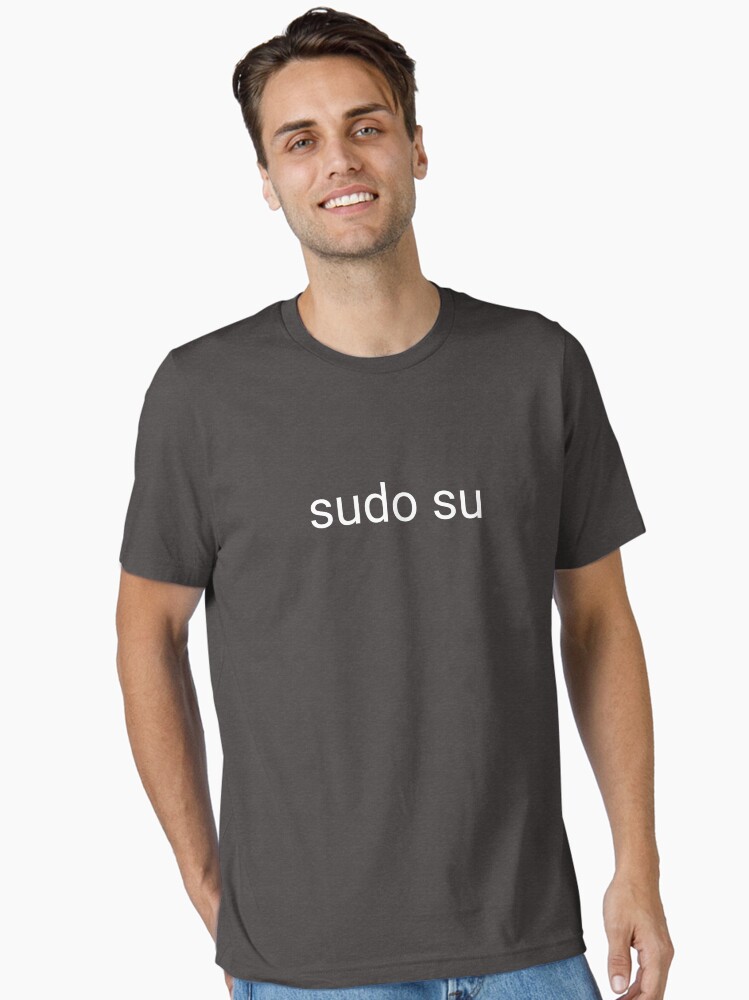 Thumbnail 2 of 7, Essential T-Shirt, sudo su command designed and sold by willpate.