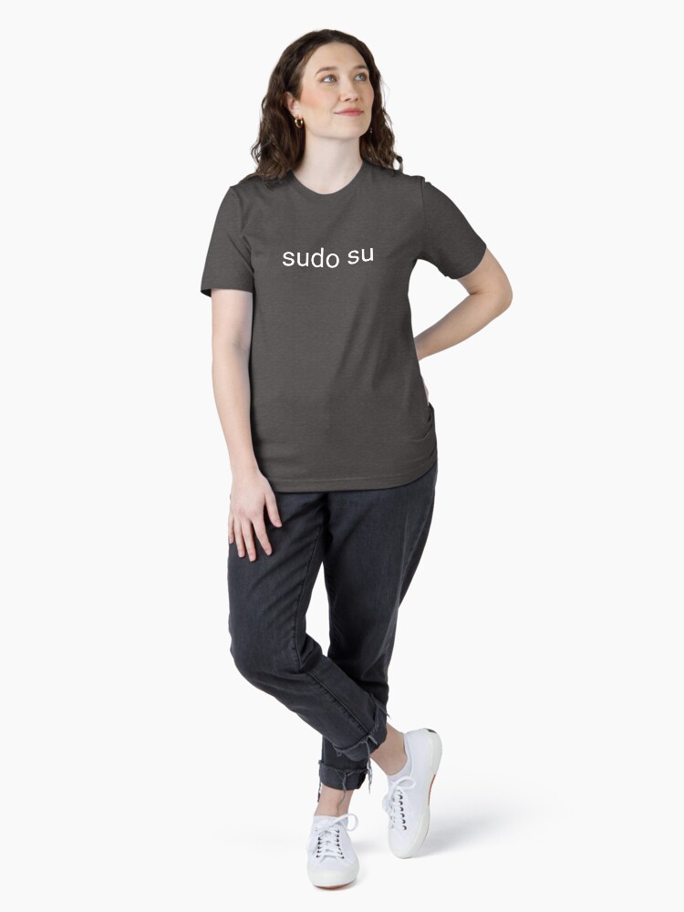 Thumbnail 4 of 7, Essential T-Shirt, sudo su command designed and sold by willpate.