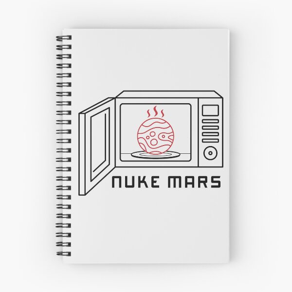 Aperçu de l'œuvre NUKE Mars v2.0 créée et vendue par leftoverprints.