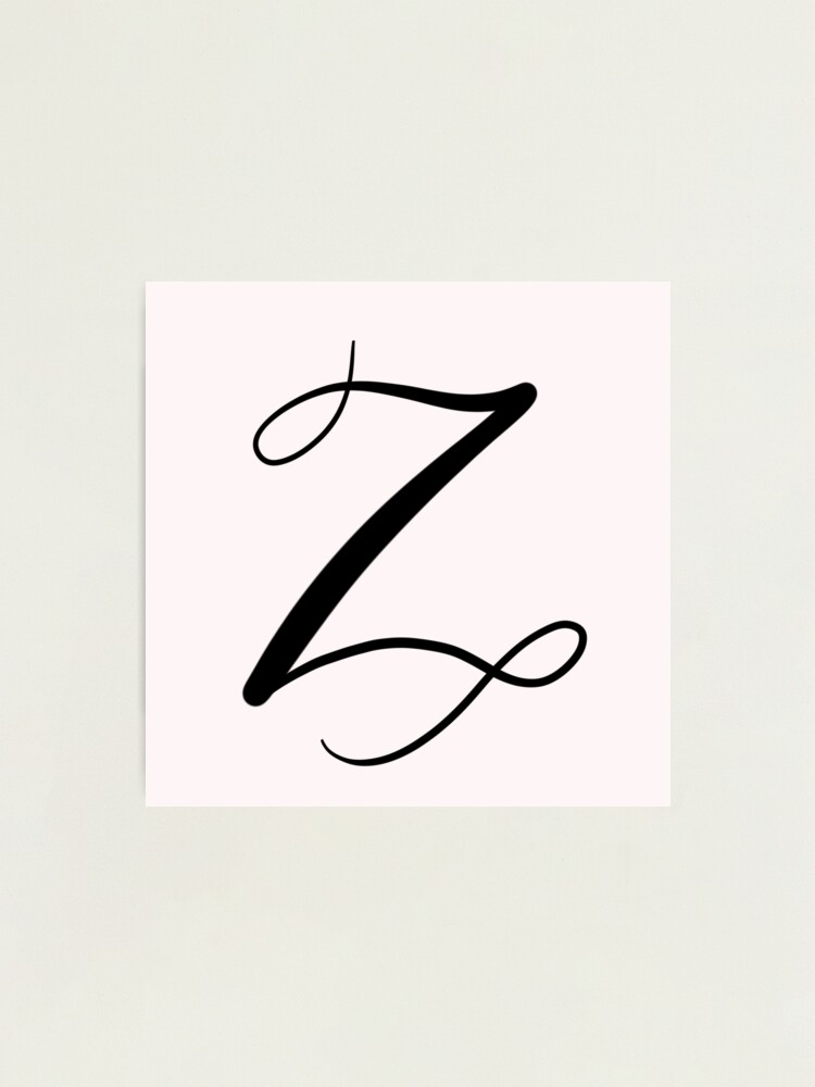 Letter Z Photographic Print for Sale by sydney-elaineb