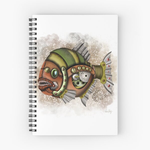 Item preview, Steampunk fish designed and sold by Patricia Piotrak.