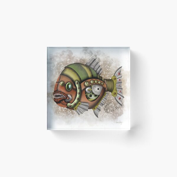 Item preview, Steampunk fish designed and sold by Patricia Piotrak.
