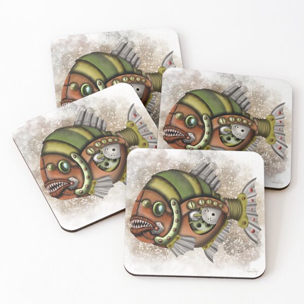 Item preview, Steampunk fish designed and sold by Patricia Piotrak.