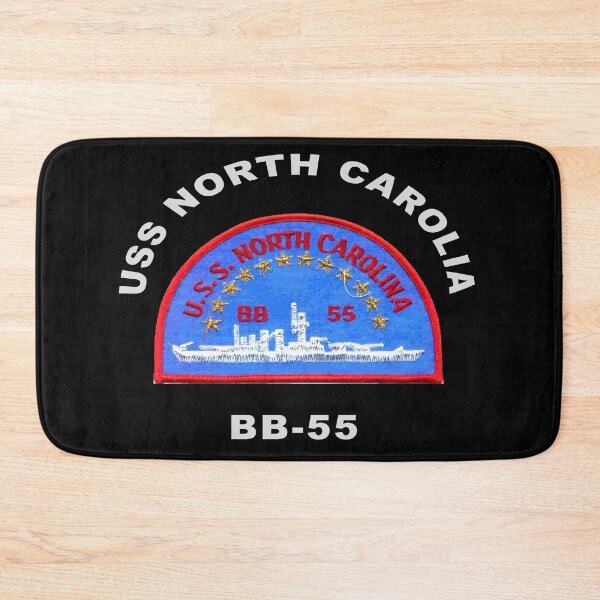 Item preview, USS North Carolina (BB-55) Crest for Dark Colors designed and sold by Nikki SpaceStuffPlus.