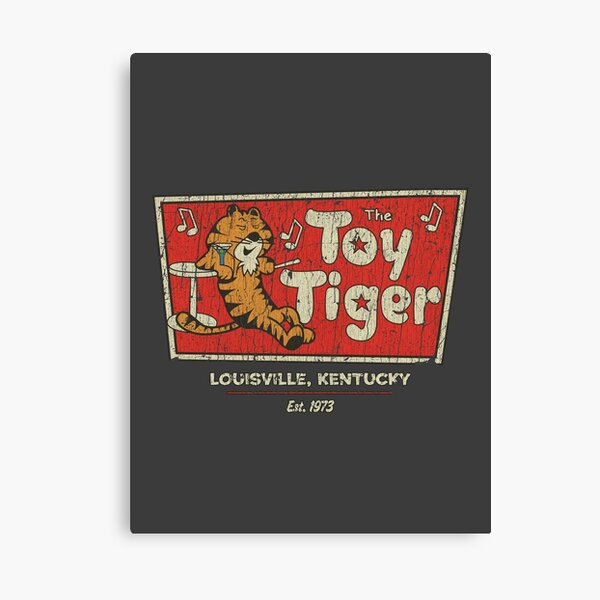 The Toy Tiger - Louisville, KY (Neon Sign) Canvas Print for Sale by  dcollin4444