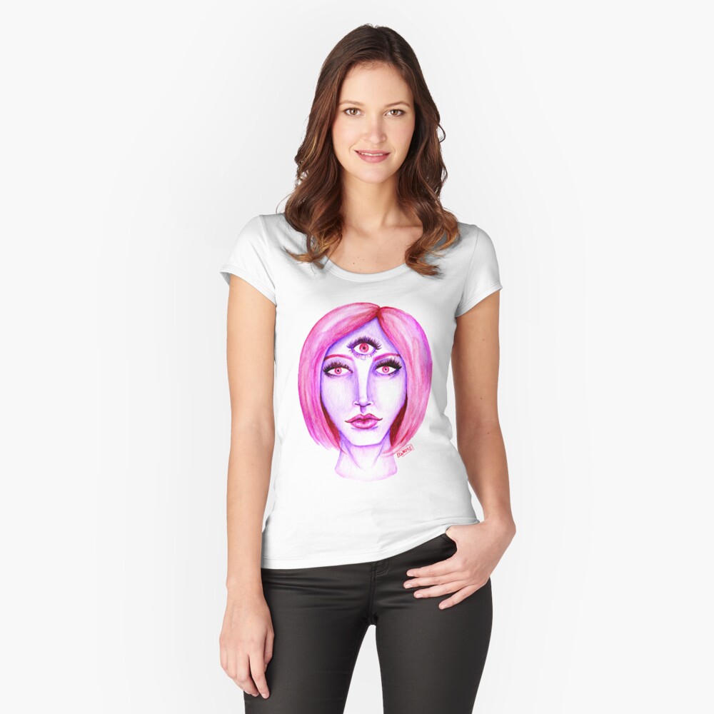 Item preview, Fitted Scoop T-Shirt designed and sold by Leanore.