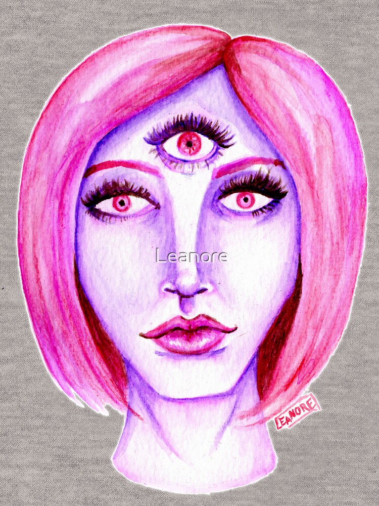 Pink Hair, Purple Skin by Leanore