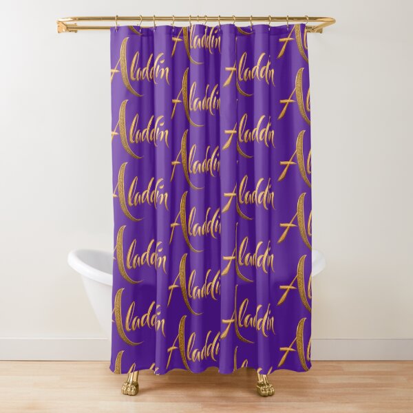 Aladdin Logo Shower Curtain