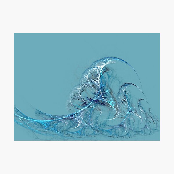 Item preview, Ocean Waves Fractal designed and sold by UniqueFractals.