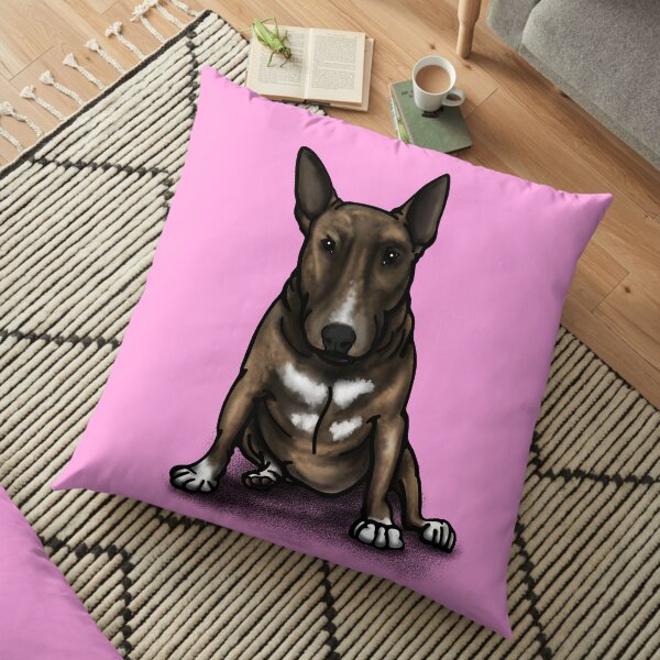 Bruce BullTerrier Bonus Floor Pillow