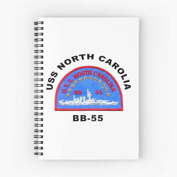 Item preview, USS North Carolina (BB-55) Crest designed and sold by Nikki SpaceStuffPlus.