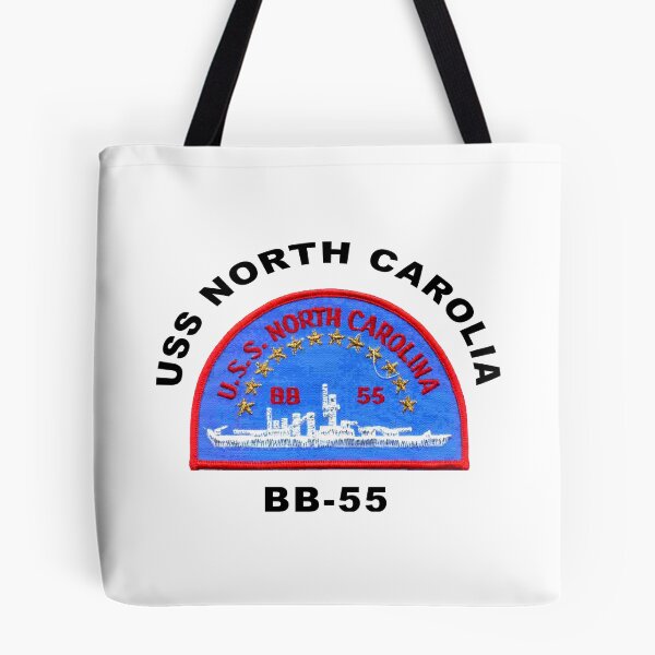 Item preview, USS North Carolina (BB-55) Crest designed and sold by Nikki SpaceStuffPlus.