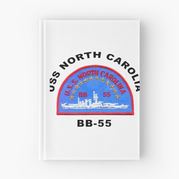 Item preview, USS North Carolina (BB-55) Crest designed and sold by Nikki SpaceStuffPlus.