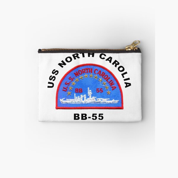 Item preview, USS North Carolina (BB-55) Crest designed and sold by Nikki SpaceStuffPlus.
