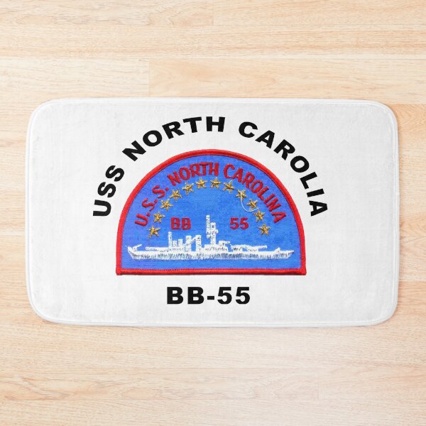 Item preview, USS North Carolina (BB-55) Crest designed and sold by Nikki SpaceStuffPlus.