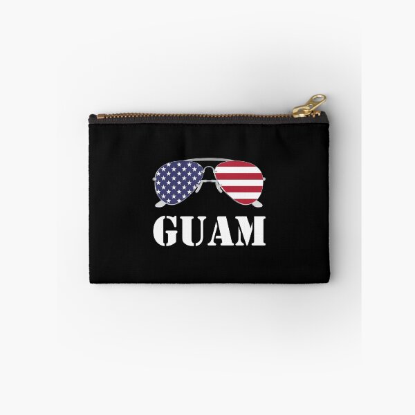Item preview, Guam American Flag Sunglasses Patriotic designed and sold by Gold Wings Tees.