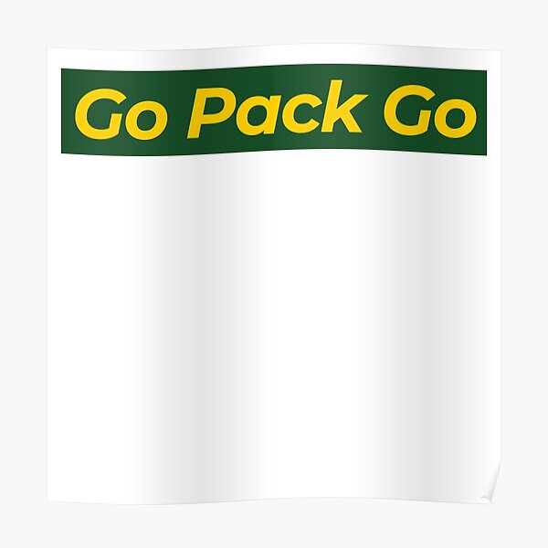 Go Pack Go Sticker for Sale by MadamRight