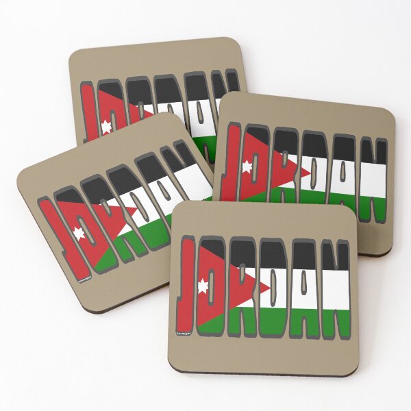 Item preview, Jordan Font With Jordanian Flag designed and sold by Havocgirl.