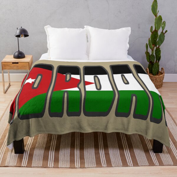 Item preview, Jordan Font With Jordanian Flag designed and sold by Havocgirl.
