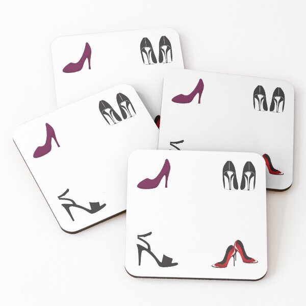 Aperçu de l'œuvre Quatre chaussures à talons hauts créée et vendue par Designs24U.