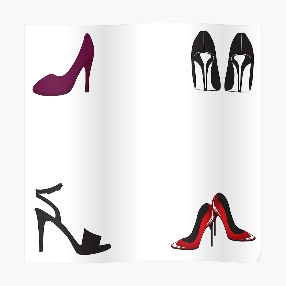 Shoe Stickers - Free fashion Stickers