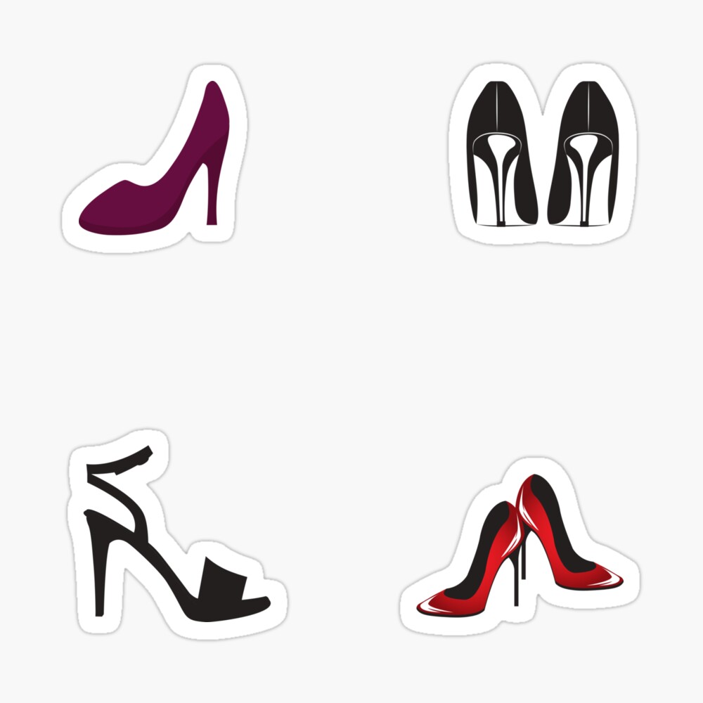 Red bottom heels SVG