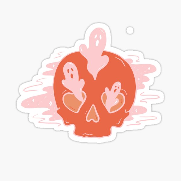 Spooks and Skull Sticker