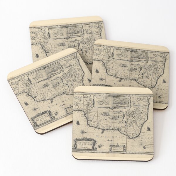 Item preview, Accuratissima Brasiliæ Tabula (1630) designed and sold by allhistory.