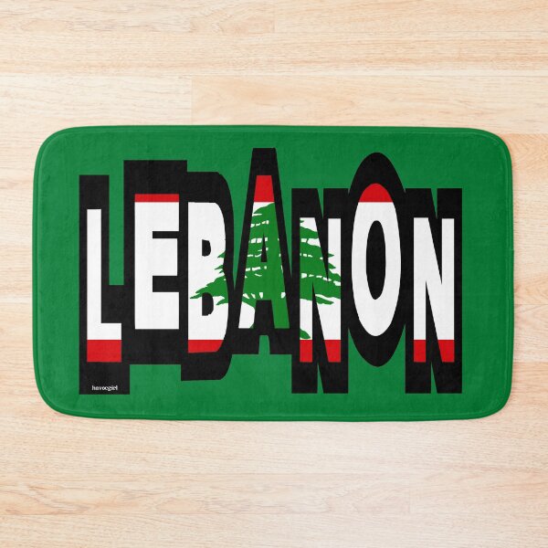 Item preview, Lebanon Font With Lebanese Flag designed and sold by Havocgirl.