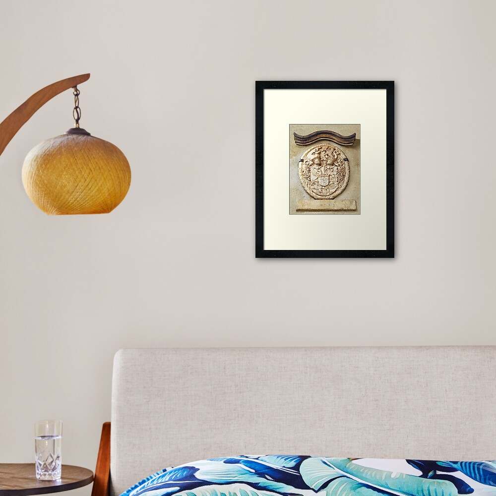 Genetti Family Coat-of-Arms Framed Art Print