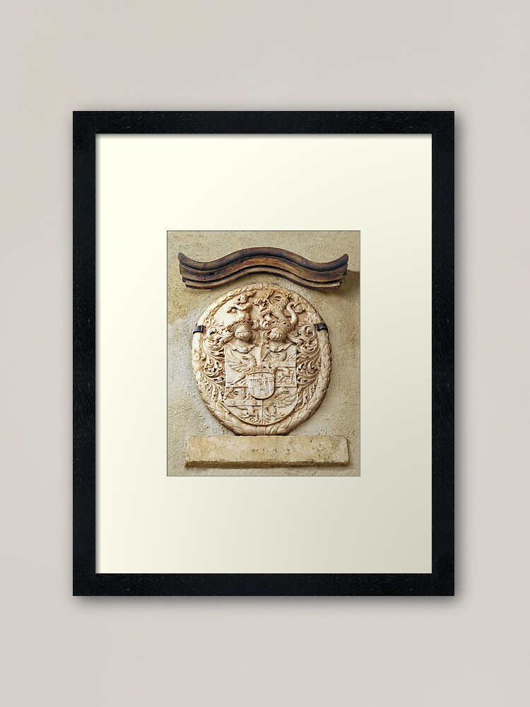 Alternate view of Genetti Family Coat-of-Arms Framed Art Print