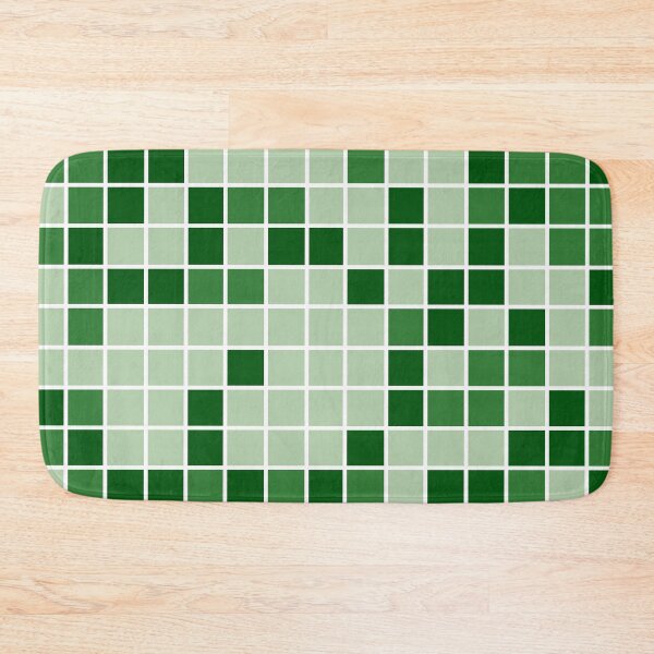 Item preview, Modern Geometric Green Squares designed and sold by CanisPicta.
