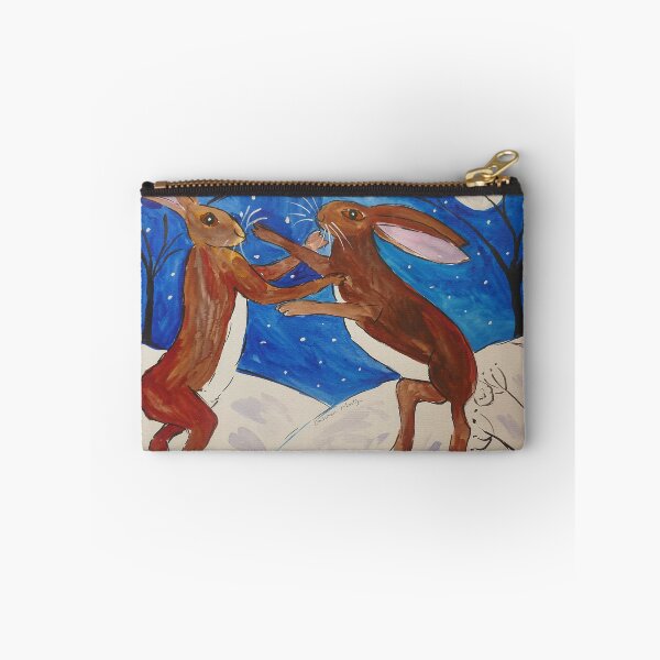 Item preview, Hares Boxing in the Snow and Sweet Little Robin designed and sold by Casimirasart.