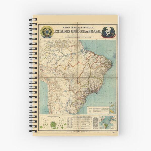 Item preview, Mappa geral da Republica dos Estados Unidos do Brasil (1908) designed and sold by allhistory.