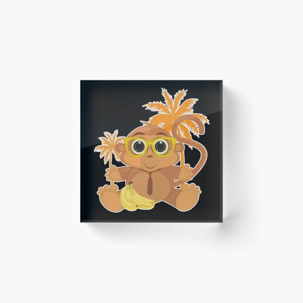 Item preview, Monkey Nerd - Black designed and sold by Adamzworld.