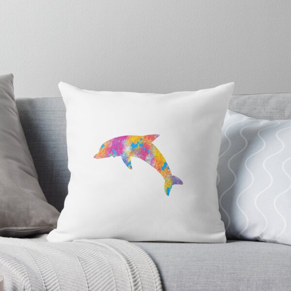 Item preview, Colorful Dolphin Streetwear Graffiti Hand Drawn print designed and sold by phoxydesign.