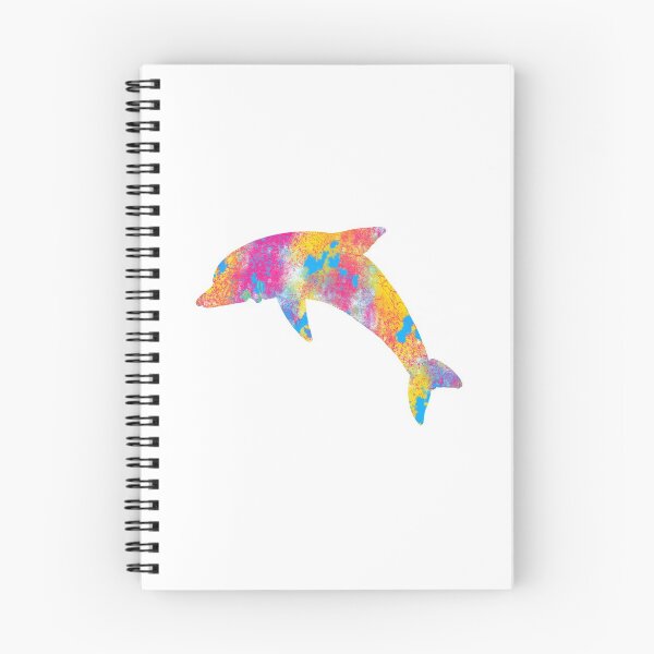 Item preview, Colorful Dolphin Streetwear Graffiti Hand Drawn print designed and sold by phoxydesign.