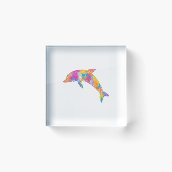 Item preview, Colorful Dolphin Streetwear Graffiti Hand Drawn print designed and sold by phoxydesign.