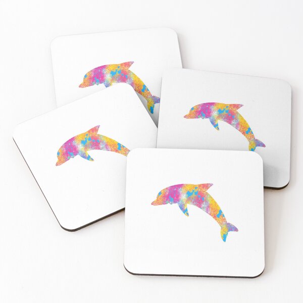 Item preview, Colorful Dolphin Streetwear Graffiti Hand Drawn print designed and sold by phoxydesign.