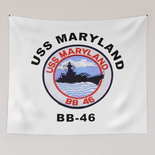 Item preview, USS Maryland BB-46 Patch designed and sold by Nikki SpaceStuffPlus.