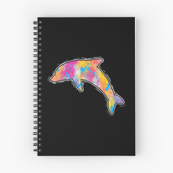 Item preview, Colorful Dolphin Streetwear Graffiti Hand Drawn print designed and sold by phoxydesign.