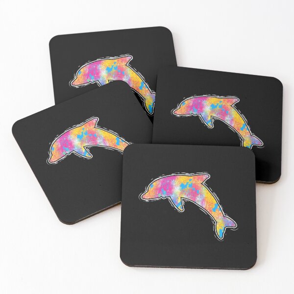 Item preview, Colorful Dolphin Streetwear Graffiti Hand Drawn print designed and sold by phoxydesign.