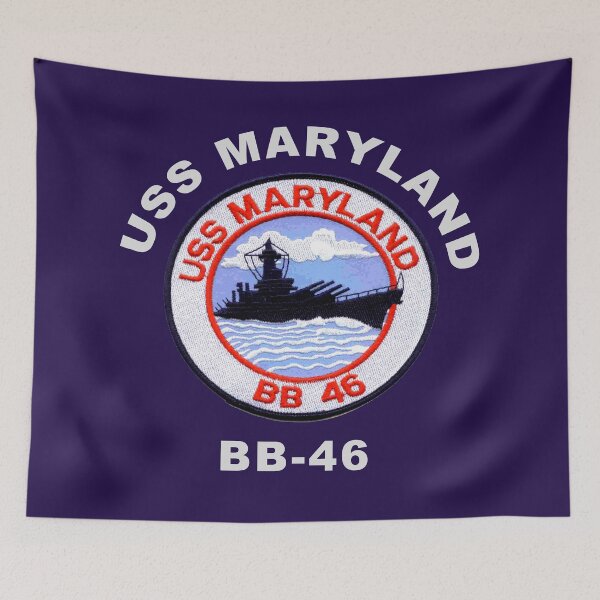 Item preview, USS Maryland Patch for Dark Colors designed and sold by Nikki SpaceStuffPlus.