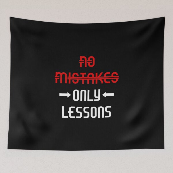 Item preview, No Mistakes Only Lessons designed and sold by 4wordsmovement.