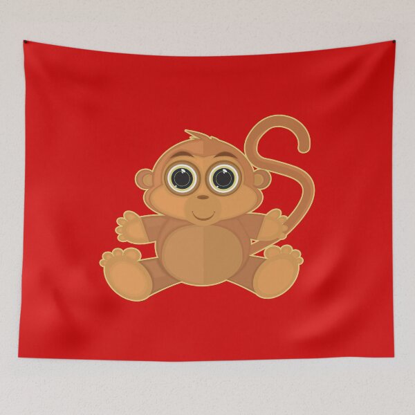 Item preview, Monkey - Red designed and sold by Adamzworld.