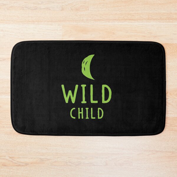 Item preview, WILD CHILD with moon in green designed and sold by jazzydevil.